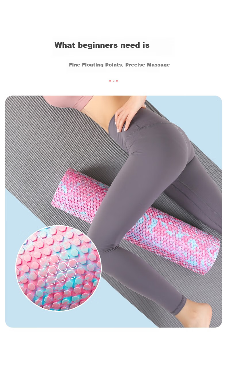 JOINFIT Foam Roller Leg Massager Muscle Relaxation Roller Small Floating Point Yoga Column for Men And Women, Pink And Blue 3