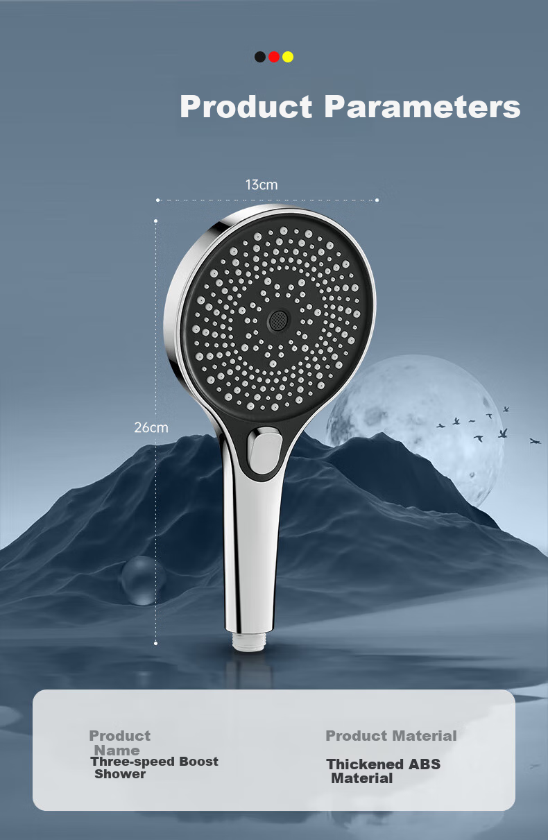 JROR [Germany] High-Pressure Shower Head Set of Three, Bathroom Shower Head And Shower System HL-005 22