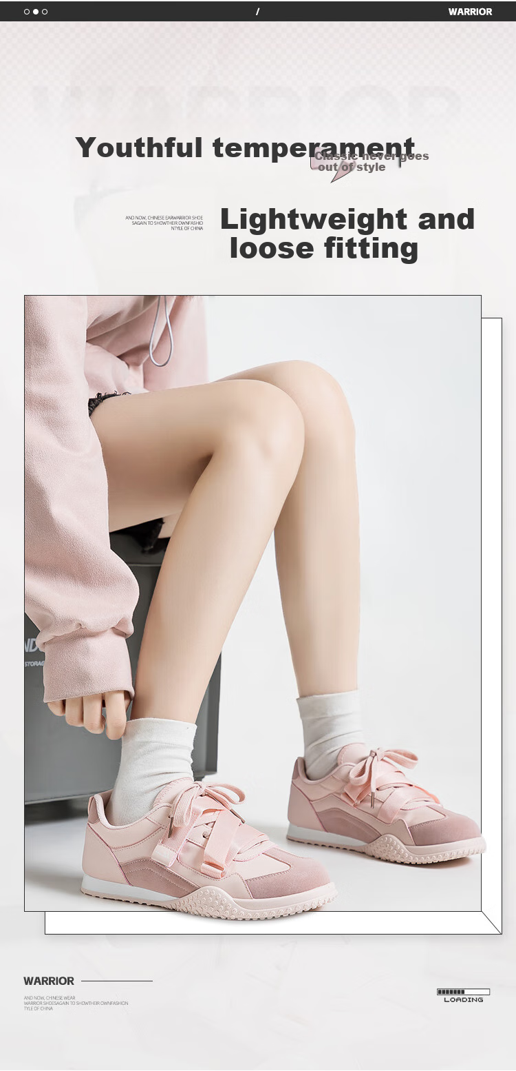 Huili Official Women's Shoes, Dexun Shoes for Women, New Spring 2026 Style, Versatile Lightweight Casual Sneakers, Pink, Size 38 4