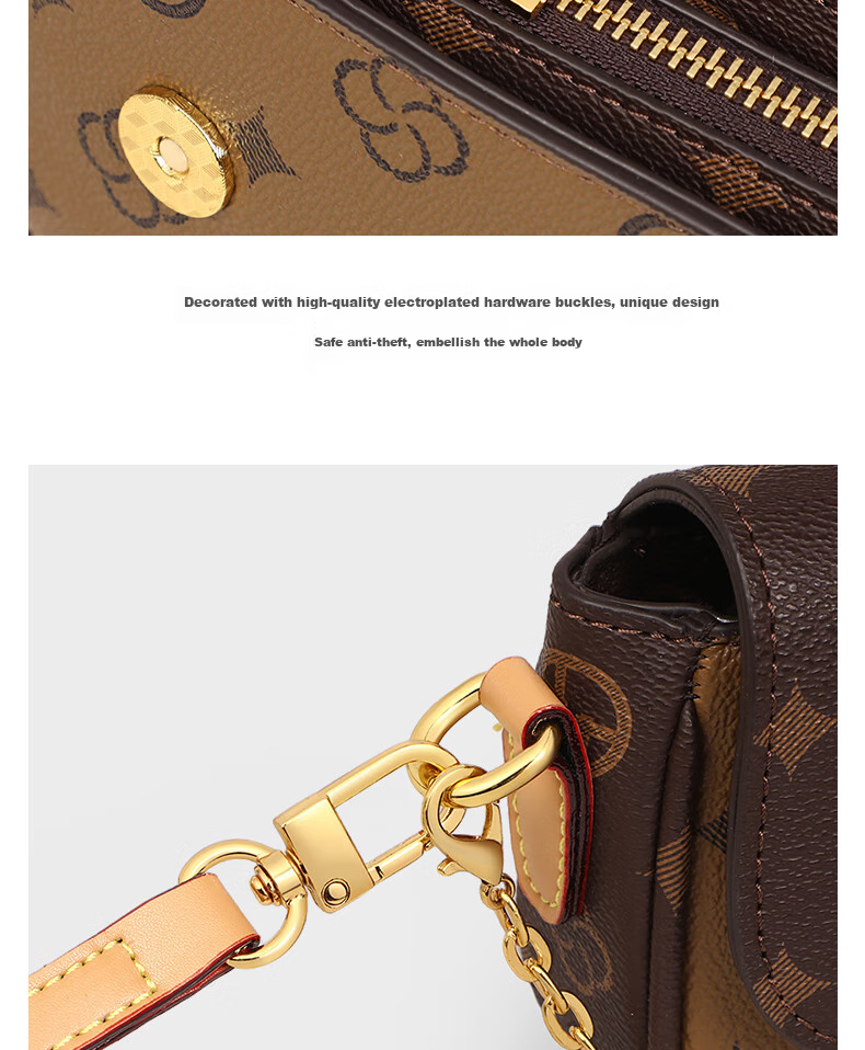 Aiqinghai Handbag, Women's Shoulder Bag, Crossbody Chain Small Square Bag, Light Luxury Birthday Mother's Day Gift, Practical Present for Mom 13