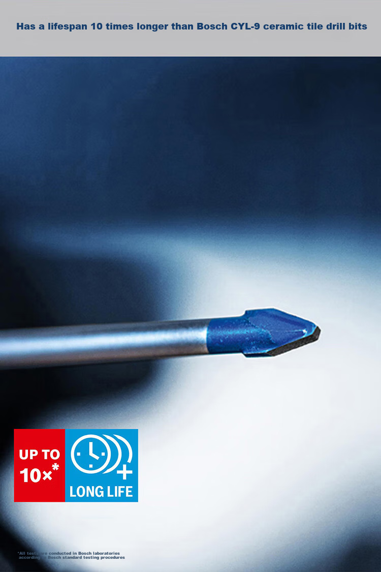 BOSCH Little Blue Arrow Hexagonal Shank Ceramic Tile Drill Bit 12mm 2