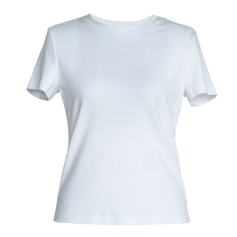 ROEYSHOUSE Women's Basic Commuter Shoulder T-Shirt Summer Simple Versatile Short Sleeve Top 08669 Black S