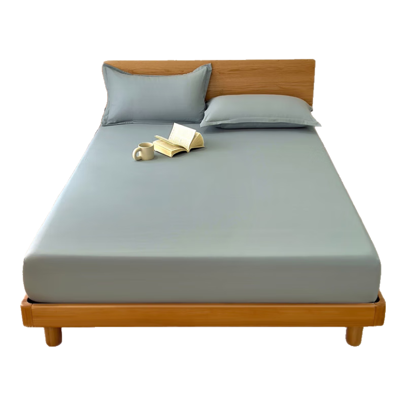 Hodo Class A Fitted Sheet Single Piece, Mattress Protector Cover, Anti-Dirt Non-Slip Full Coverage Bed Cover, Protective Cover, 1.8*2m Blue
