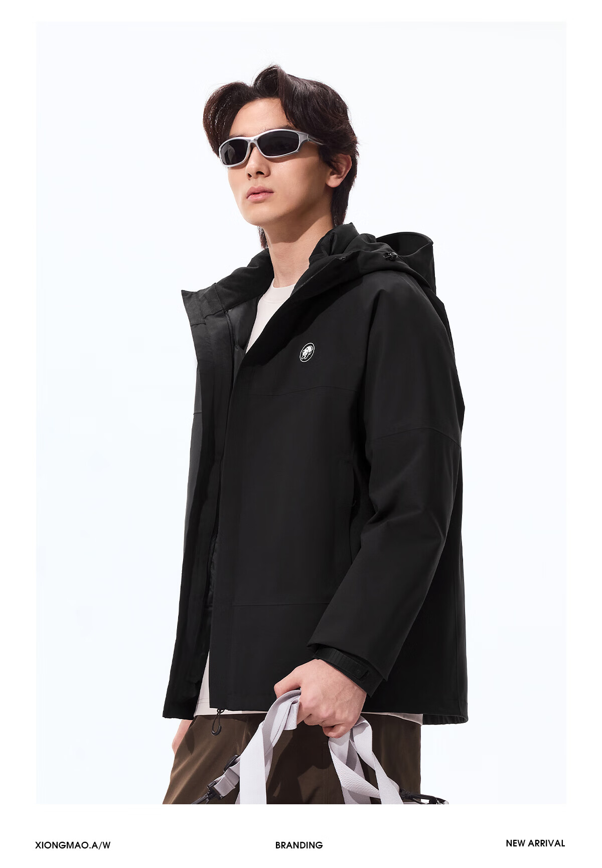 Panda [Rain Shell MAX] 3-in-1 Goose Down Liner Waterproof Jacket Unisex Cold-Resistant Warm Autumn Winter Hiking Coat B297, XS 19