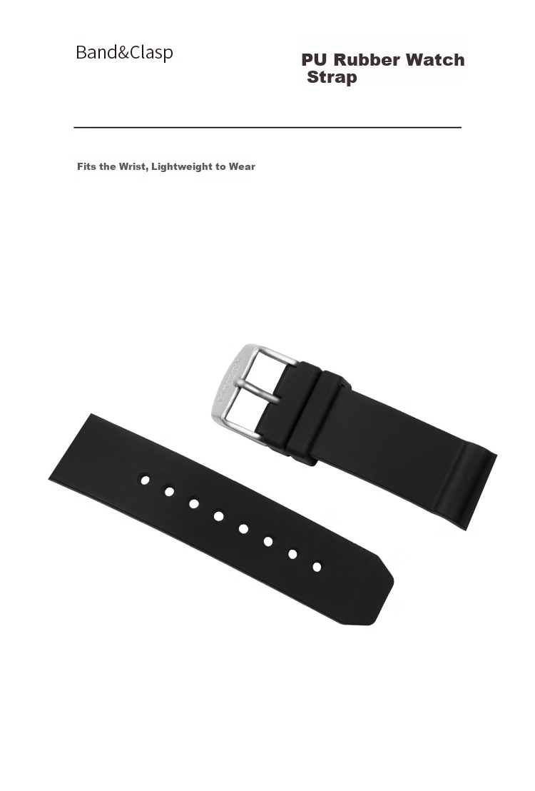 CITIZEN Watch for Men, Japanese And Korean Style, Starship Quartz Watch with Blue Dial And PU Strap, Gift for Students Or Boyfriends, JG0070-20L 6