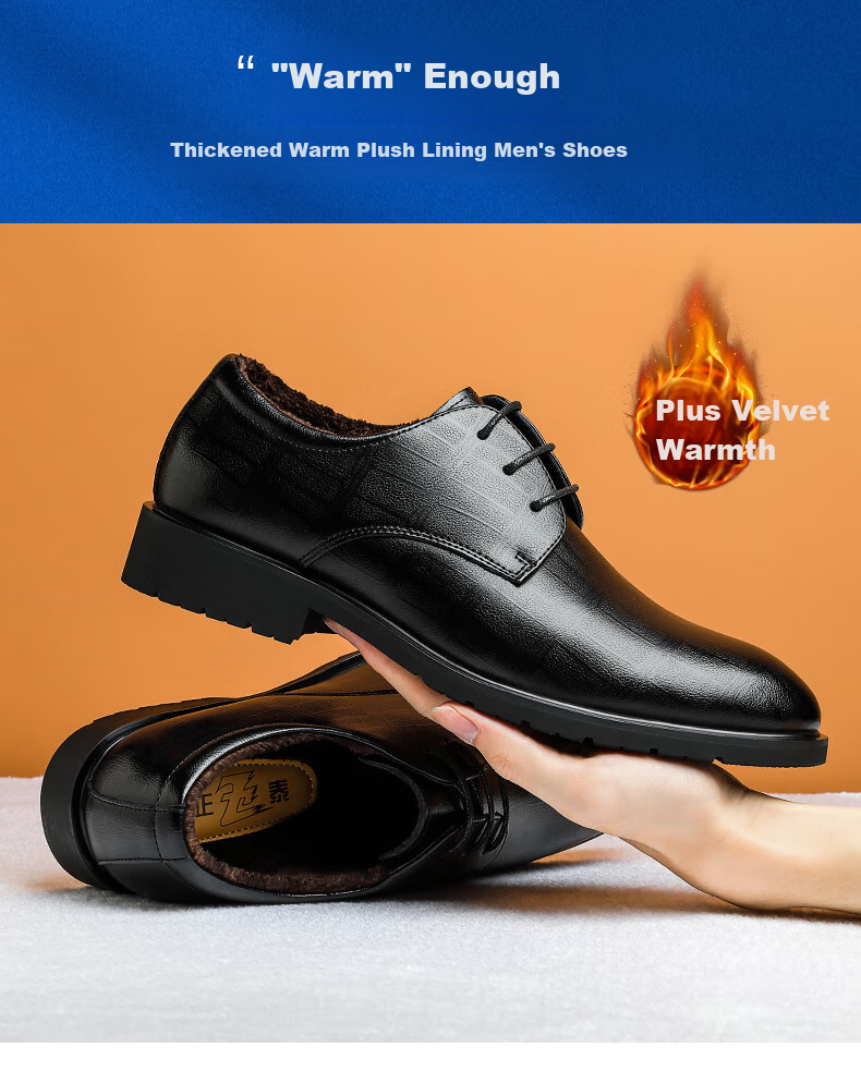 Zhengtai British Men's Leather Shoes, Business Formal Dress Shoes for Men, Breathable Soft Leather, Wear-Resistant Men's Shoes, Summer JZ0208, Black Hollow Design, Size 43 4