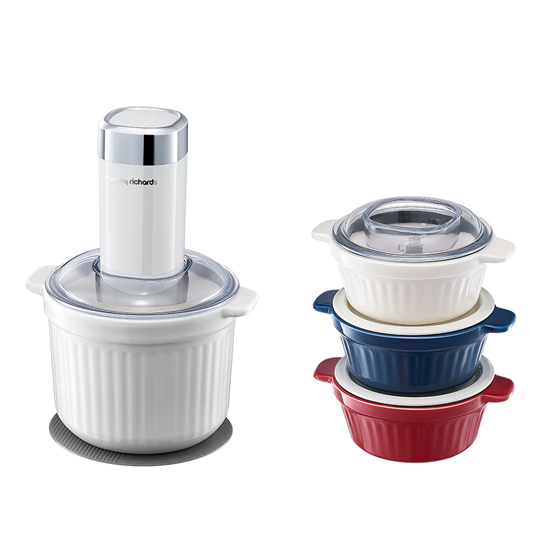 Morphyrichards Meat Grinder Household Seasoning Machine Baby Food Processor Multifunctional Food Preparation Meat Mincer Vegetable Cutter Electric Food Processor Garlic Masher Blender Meat Grinder MR9