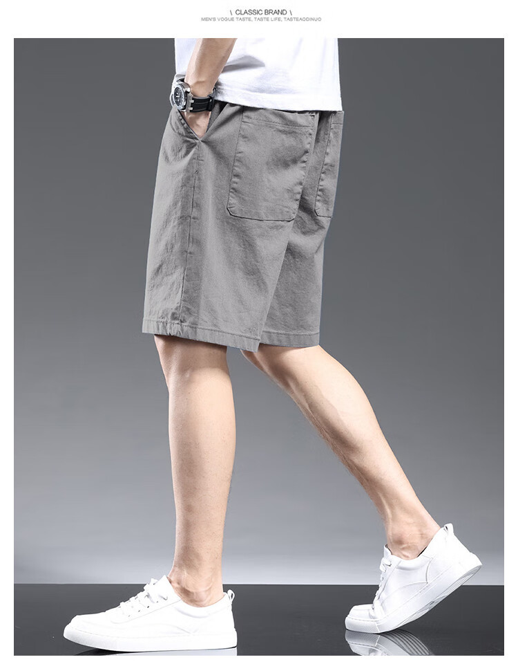 Zengzhi 2026 Summer Lightweight Casual Men's Shorts Fashion Sports Loose Straight Five-Point Pants Versatile Mid-Length Men's Trousers 13