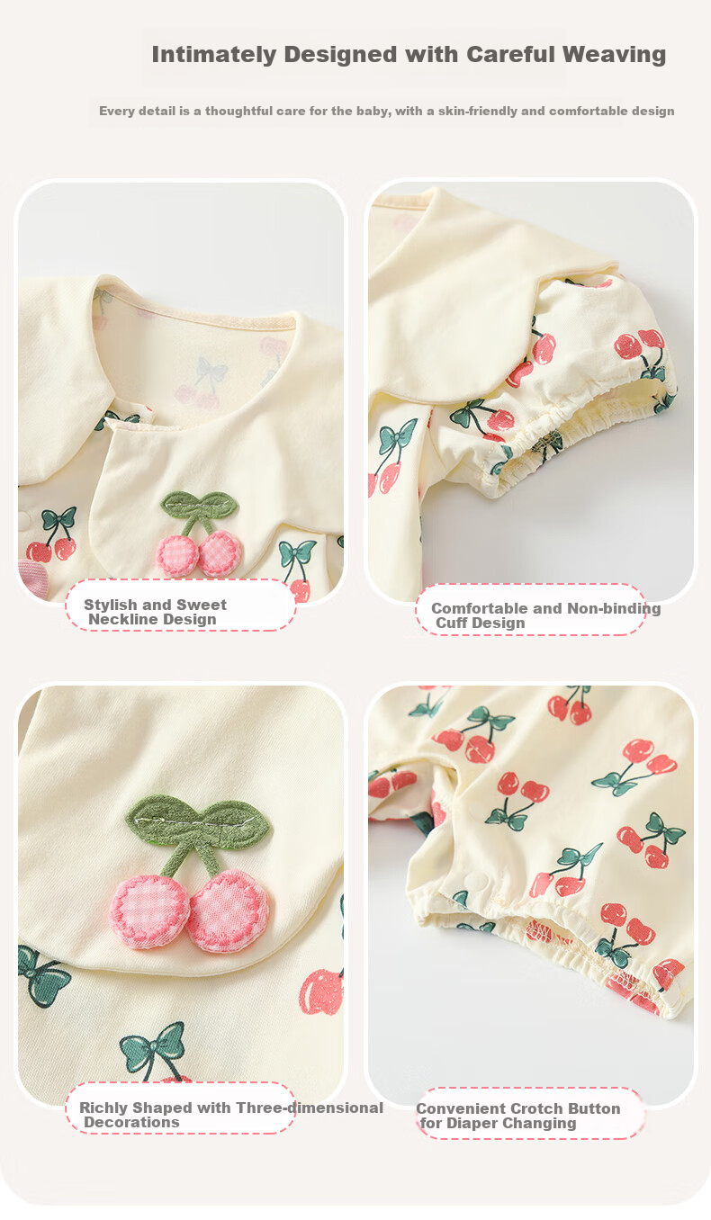VOONLIE Baby Clothes Summer Outfit Newborn Girl Princess Onesie Full Moon Hundred Days Romper Crawling Suit Thin Summer Style 2