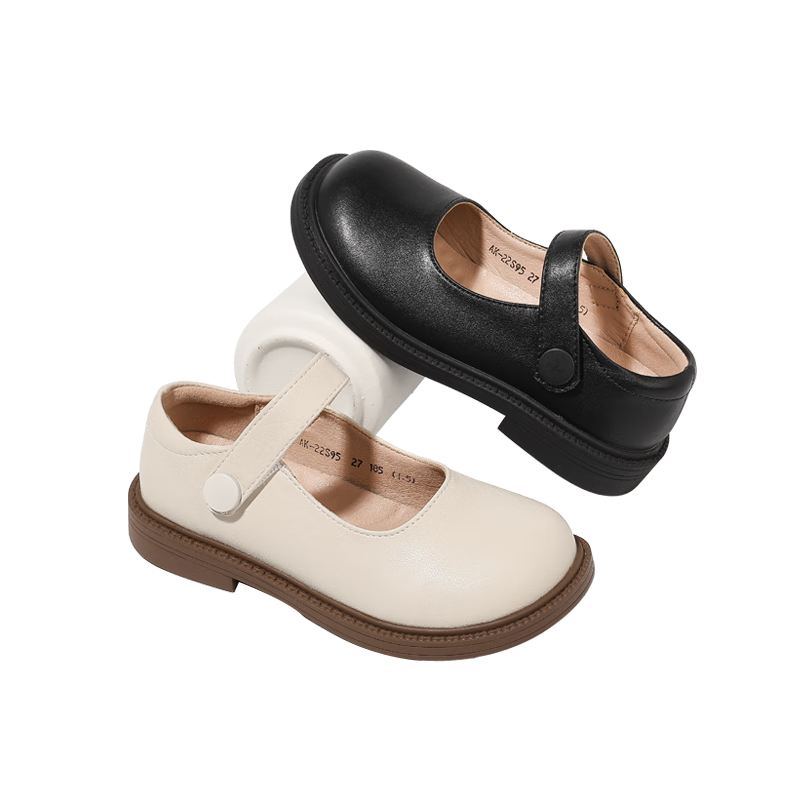 Aokang Kids Girls Soft Sole Mary Jane Princess Shoes Black Performance Shoes 2026 Spring New Model