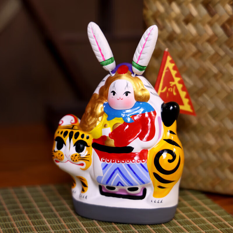 Jitu Workshop Beijing Tu'er Ye Desktop Ornament Housewarming Decoration Craft Medium Sitting Gourd Tu'er Ye