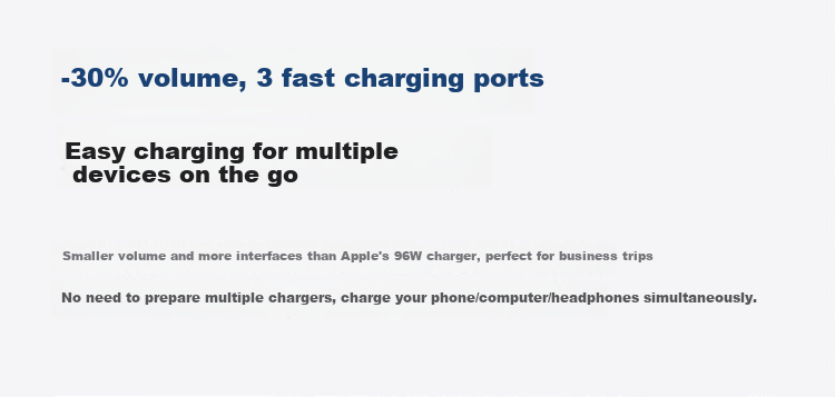 ANKE Smart Display Charging Lite 100W Charger Set, Gallium Nitride Type-C Fast Charging PD Plug, Suitable for Xiaomi Apple 18/17 DJI Pocket 4 Laptops, Gray 7