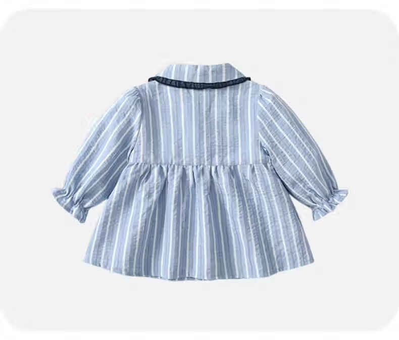 Fanlie Girls' Spring Outfit 2026 New Stylish Baby Top and Leggings Two-Piece Set for Spring and Autumn 1