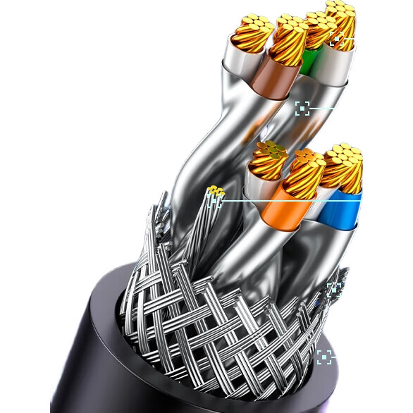 Кабель Ethernet SAMZHE Cat 8