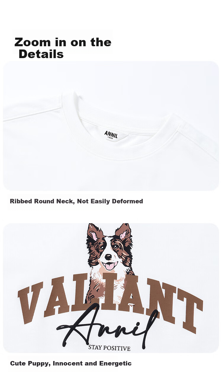 Annil Children's Clothing, Boys And Girls Round Neck Short-Sleeve T-Shirt, 2025 Summer New Style, Casual Printed Breathable Cool Elastic 15