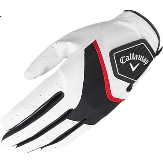 Перчатки для гольфа Callaway Warbird, мужские, размер 23, белые, левая рука