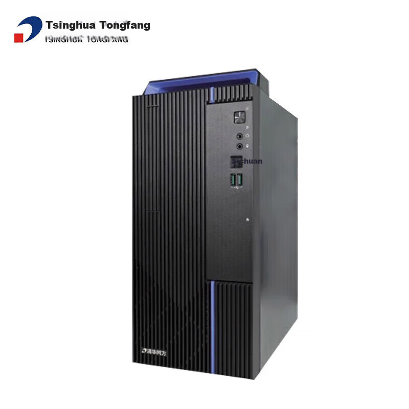 Qinghuatongfang Xin Chuang Cha Xiang TZ830 Domestic Desktop Computer, Zhaoxin ZX-EKX 8GB RAM 512GB SSD Integrated Graphics, Domestic Tongxin Trial Version, Single Computer Unit 1