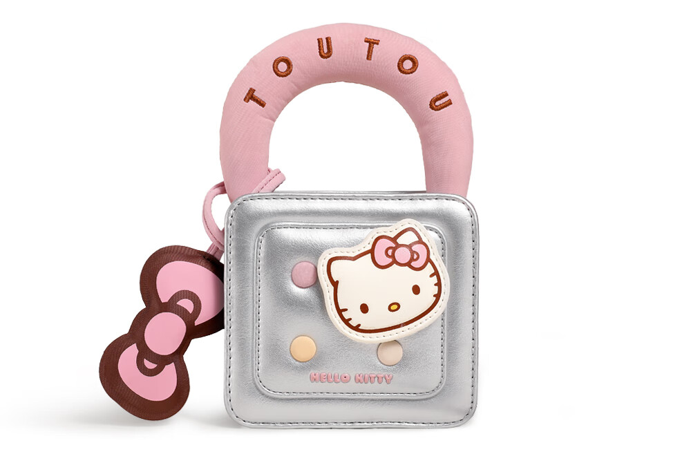 Toutou Birthday Gift, HelloKitty Shoulder Bag, Sanrio Waffle Bag, Red Hello Kitty Zodiac Year Souvenir 42
