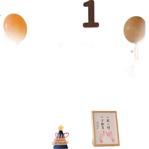 Декоративный элемент "Цифра 3" MODUO для дня рождения, коричневый, 15*24.5 см