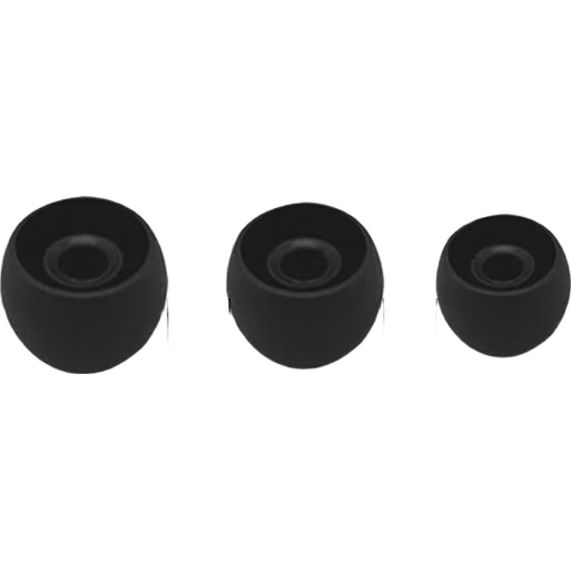 Masentek ES20 Bluetooth Earphones Eartips, In-Ear Silicone Soft Tips, Universal Protective Covers, Replaceable Accessories, Compatible with Huawei, Vivo, Oppo, Xiaomi, Black