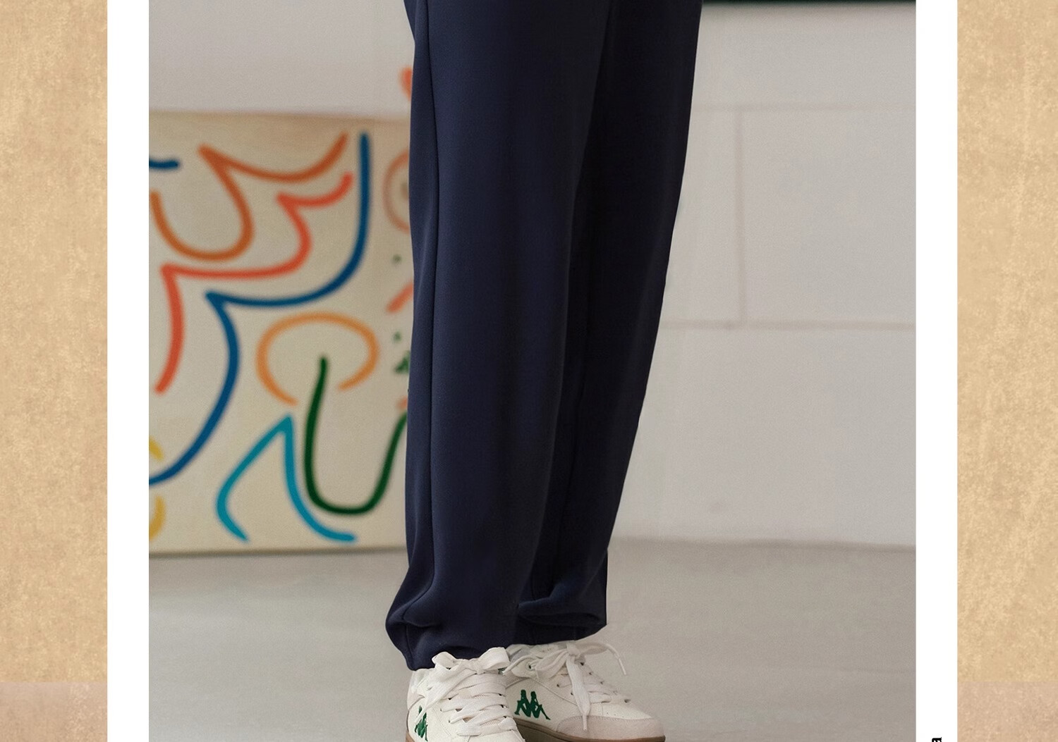 Kappa Men's Back-To Knitted Sweatpants, New Spring And Autumn Casual Joggers for Men, KPGGAAK01D 5