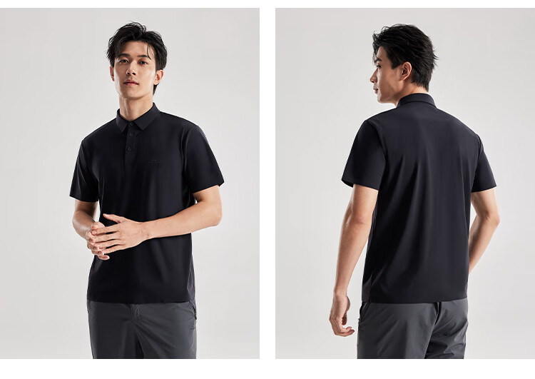 Pioneer Camp Polo Shirt for Men, Summer New Style, Ice Silk Cool Feeling Sun Protection Shirt, Men's Short-Sleeve Business Casual Half-Sleeve T-Shirt 12