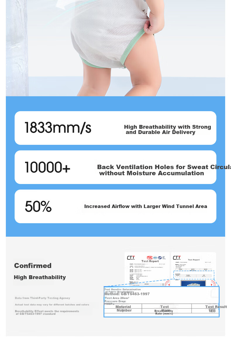 Beitaisi Baby Clothes, Summer Thin Style, Newborn Onesie, Mesh Breathable Pure Cotton, Unisex Infant Bodysuit 4