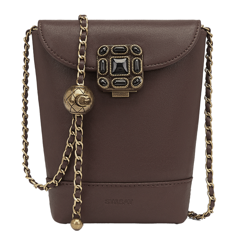 St&Sat Women's Phone Bag 2026, Exquisite And Compact High-End Crossbody Mini Handbag Chain Bag, 520 Gift
