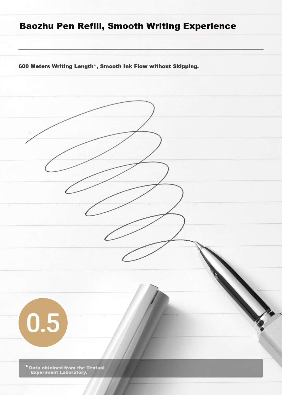KACO [Gift for Teachers] Premium Signature Pen 0.5mm Black Ballpoint Pen Birthday Gift for Men And Women Business Gift Gold 5