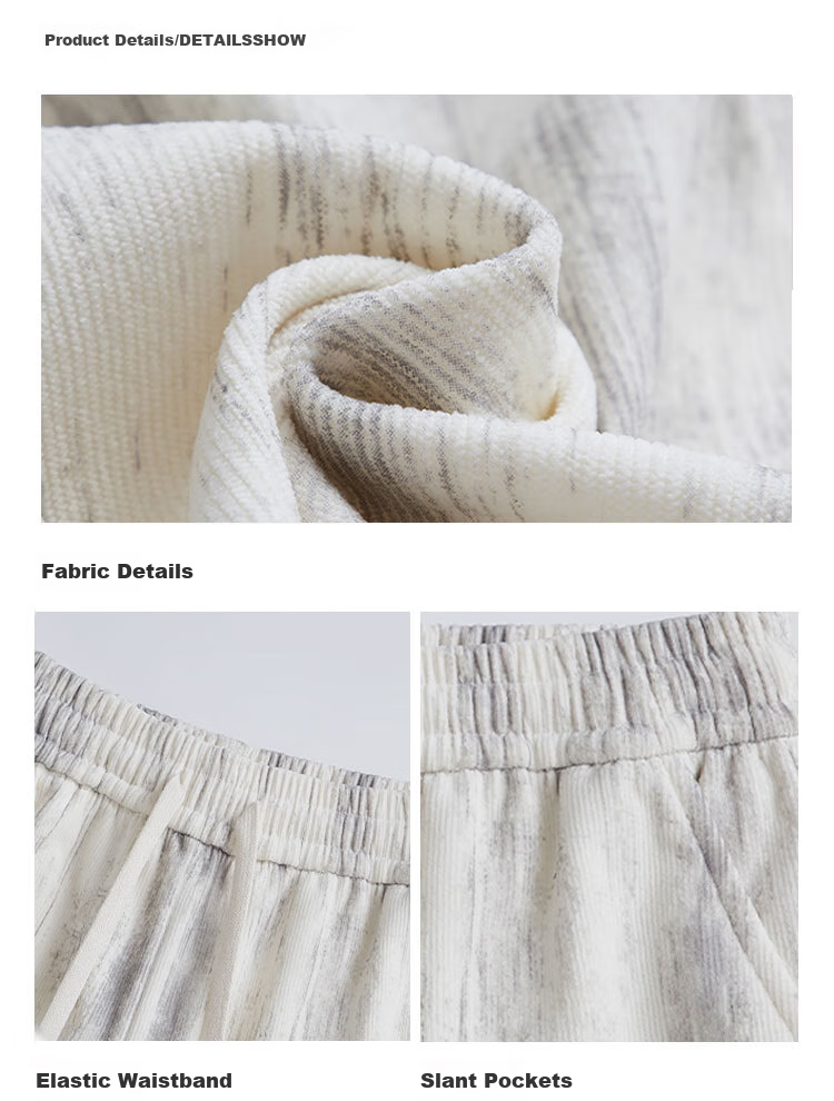 SWAMP AREA Casual Pants for Men And Women, Trendy Straight-Leg Loose-Fit American-Style Sweatpants K019 Beige 2XL 3