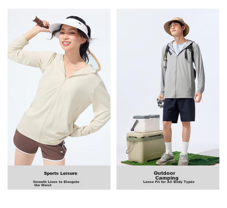 Beneunder Sun Protection Clothing, Unisex Summer UV-Resistant Breathable Sun Protection Jacket, Sports Casual Outerwear AS599 10
