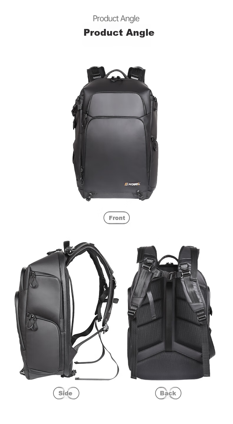 Pulewei Camera Backpack, Photography Rucksack, Mirrorless Camera Bag, Canon Sony Large Capacity Backpack, Outdoor Photography Camera Bag, Multifunctional Lens Digital Storage Bag 8