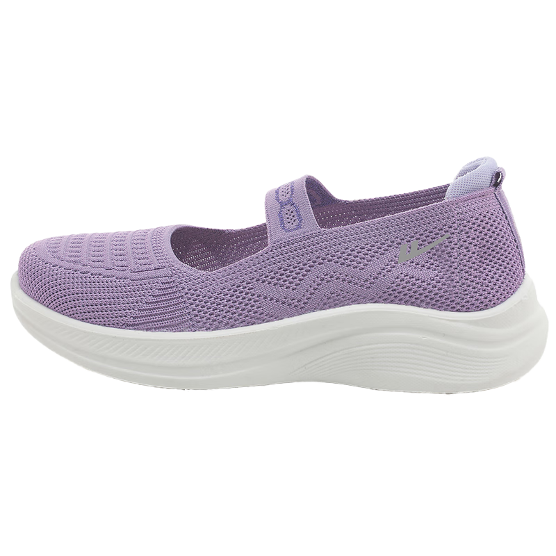 Warrior Mom Shoes Comfortable Walking Shoes Non-Slip Soft Sole Elderly Women's Sports Old Beijing Cloth Shoes 1505 Purple Size 35