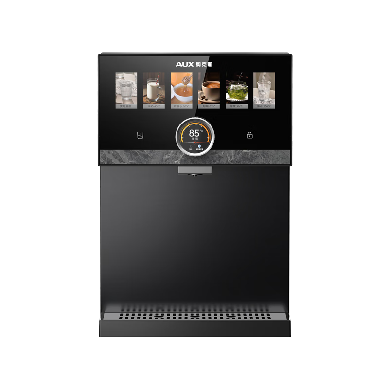 AUX High-End Yunche Series Wall-Mounted Water Dispenser, Newly Upgraded Knob Temperature Control UV Sterilization High-Power Self-Priming Rapid Heating Water Dispenser Purifier Companion YGX-2212W