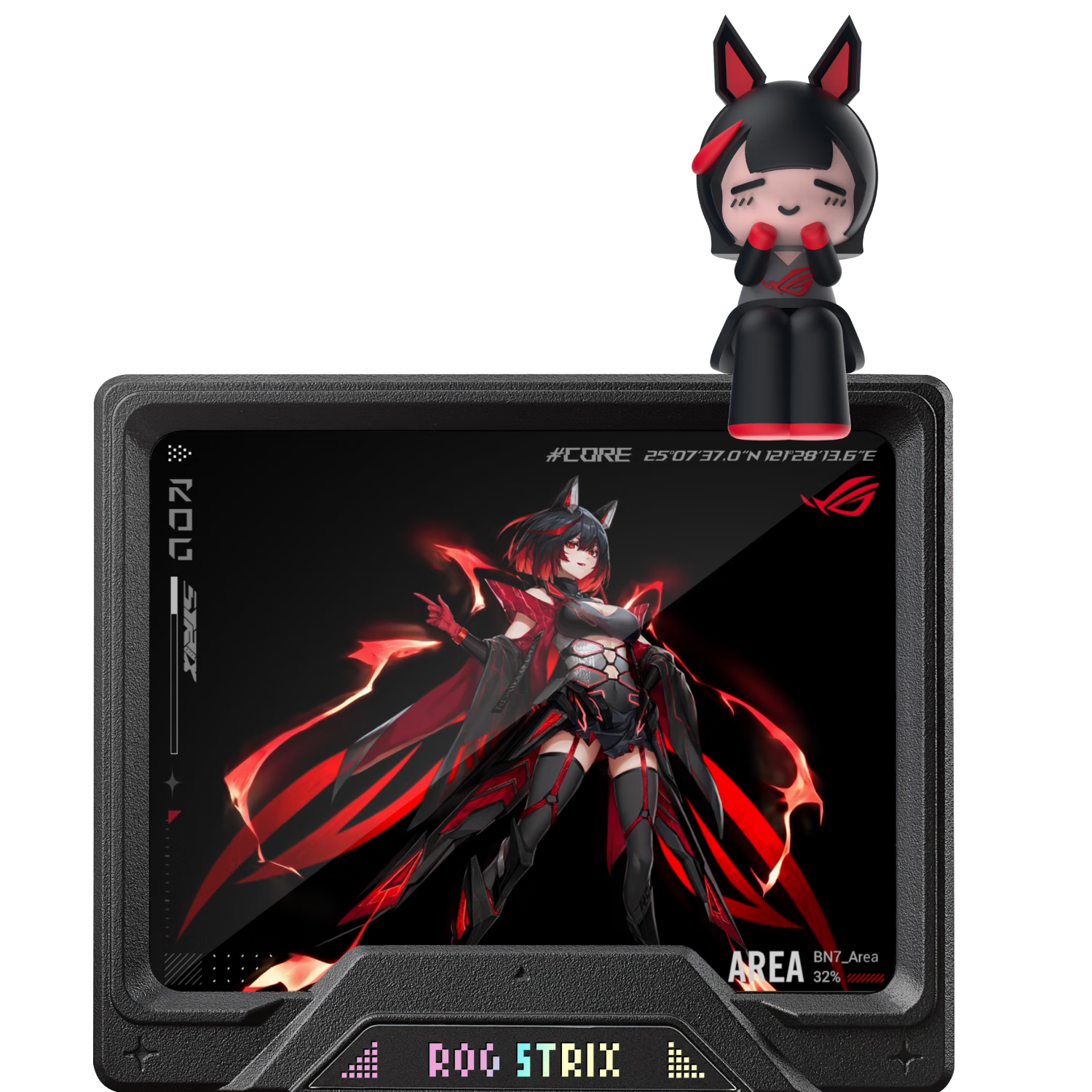ASUS ROG STRIX ROYAL 360ARGB LCD All-in-One CPU Liquid Cooler with 3.5-inch HD Screen, High-Performance Pump, Pre-installed Fans, ROYAL Custom Edition