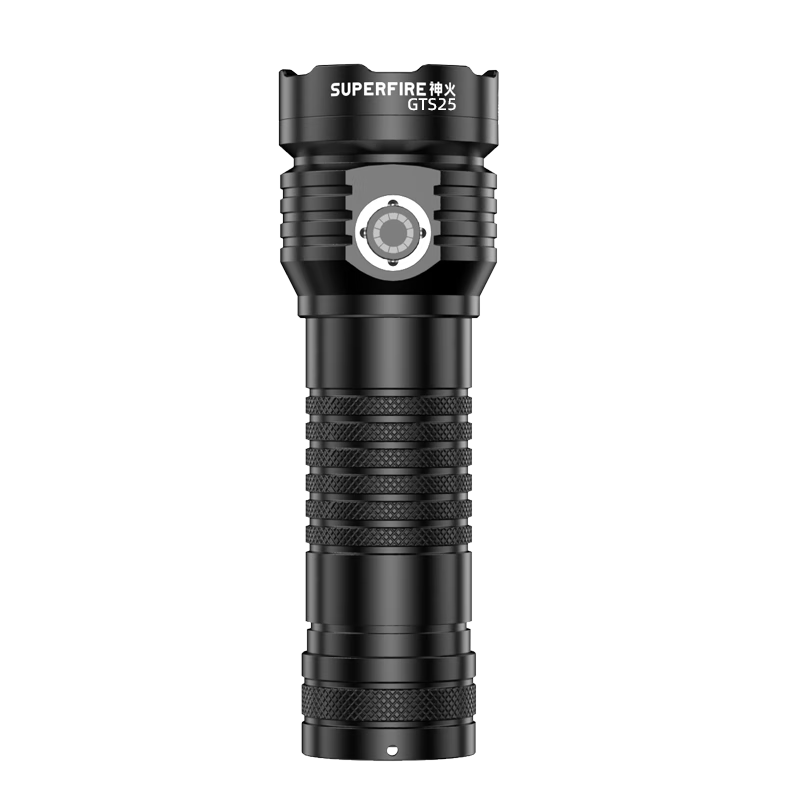 SupFire Flashlight, Fixed Focus, High Brightness, Long Battery Life, Long-Range Illumination, Compact, Portable, Household Rechargeable Lighting, Outdoor Emergency Light