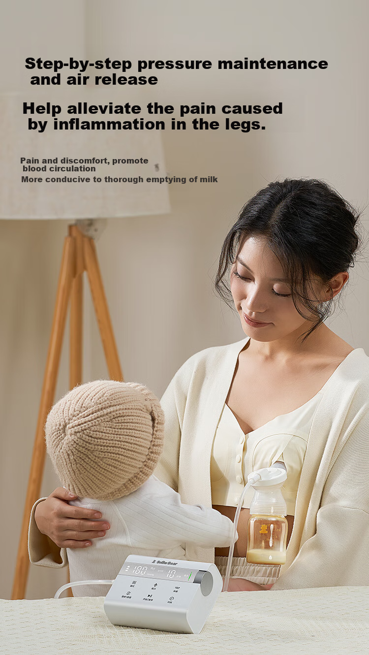 SnowBear Electric Breast Pump, Fully Automatic, Hands-Free, Dual-Sided Milk Collector, Model 08926 17