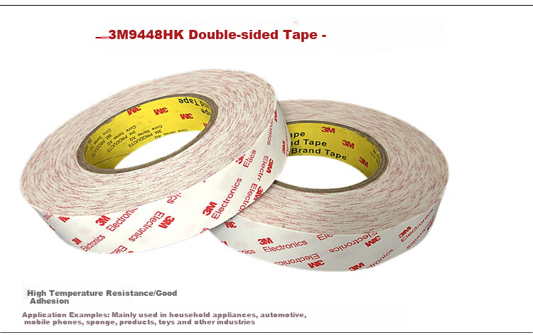 3M Double-Sided Tape, Strong Adhesive Tape for Home And Office Use, Wedding Decorations, Spring Festival Couplets, Semi-Transparent Y9448HK Model, 15mm Wide * 50 Meters Long * 0.15mm Thick 1