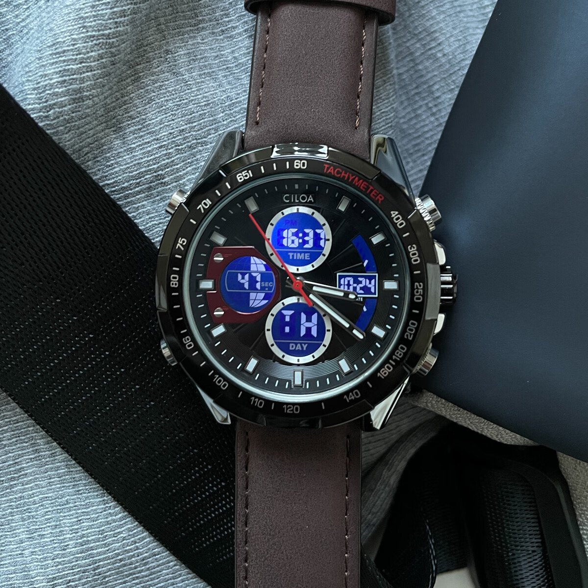 NASIR Genuine Brand Men's Watch Wormhole Concept Mechanical Style High-End Student Electronic Smart Sports Men's Watch