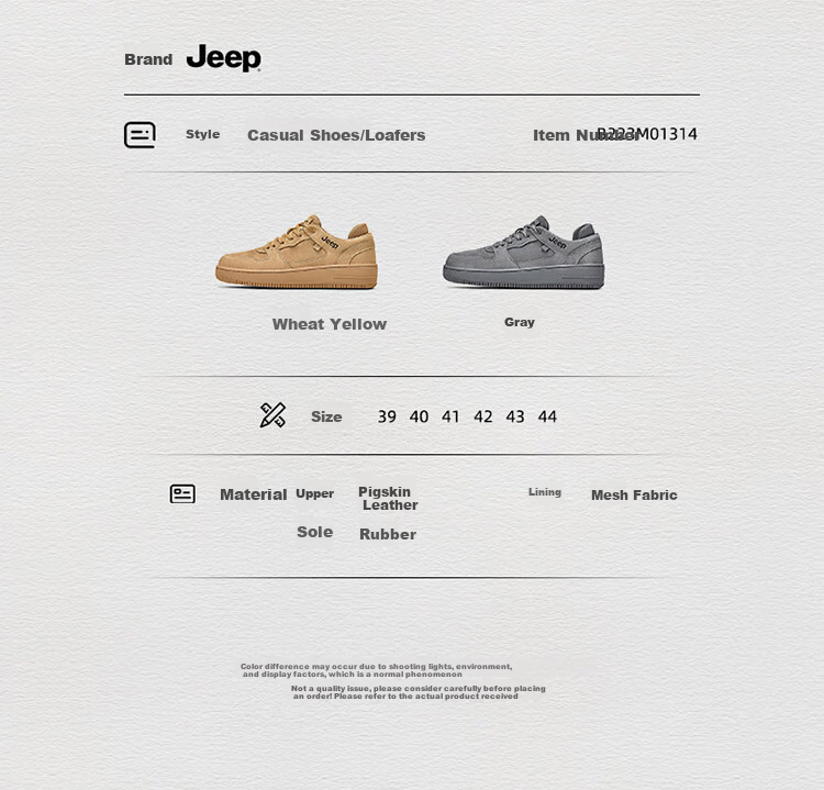 JEEP Men's Shoes, Autumn 2026 New Style Retro National Trend Sneakers, Versatile Breathable Shoes, Casual Sports Work Boots 4