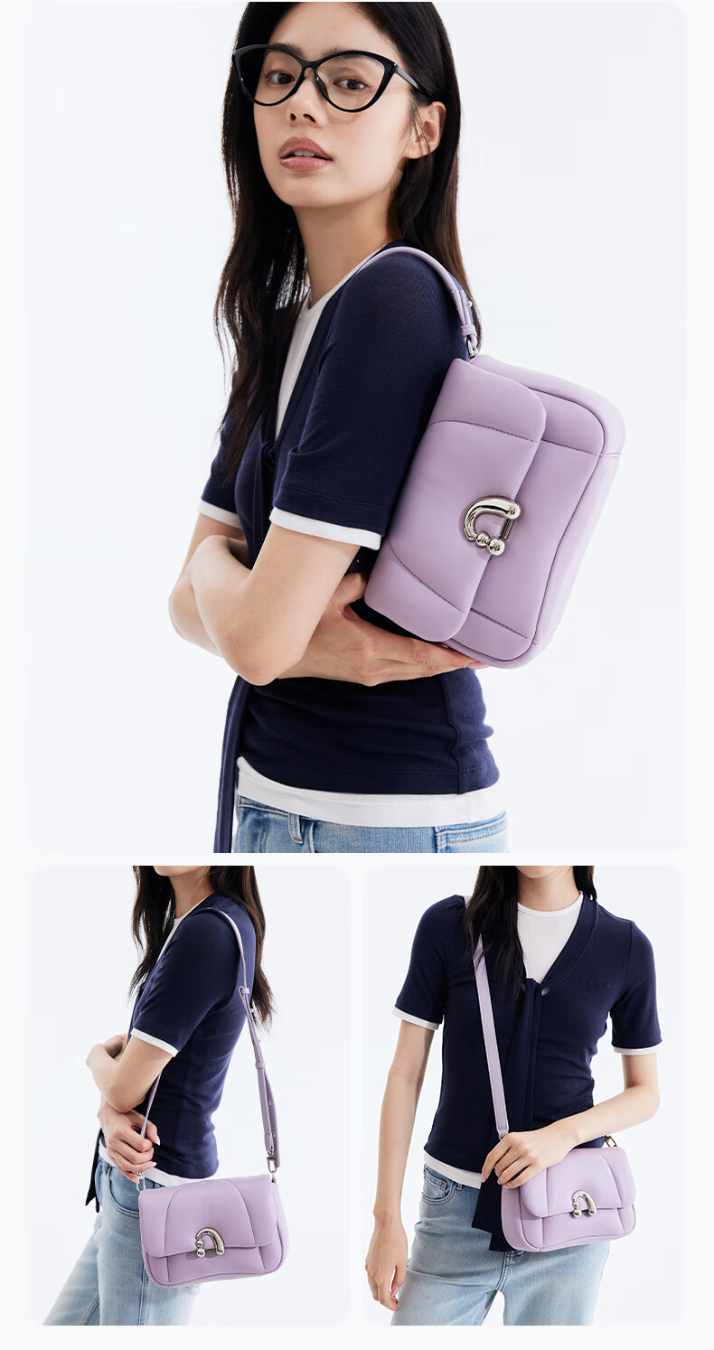 AMAZING SONG Women's Handbag, Flower Roll Bag, Medium Size, Top-Grain Sheepskin, Shoulder Crossbody Bag, Original Practical Handbag, High-End Niche Gift 9