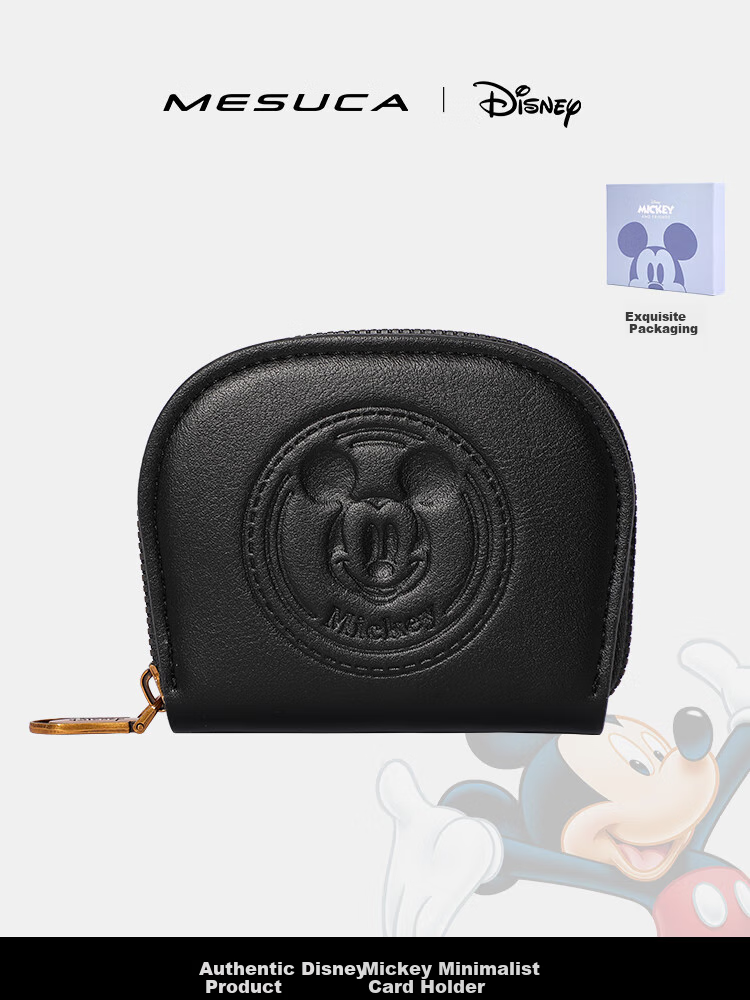 Disney Mickey Mouse Card Holder, Women's Purse, Ladies' Wallet, ID Holder, Coin Purse, Birthday Gift for Girls 21
