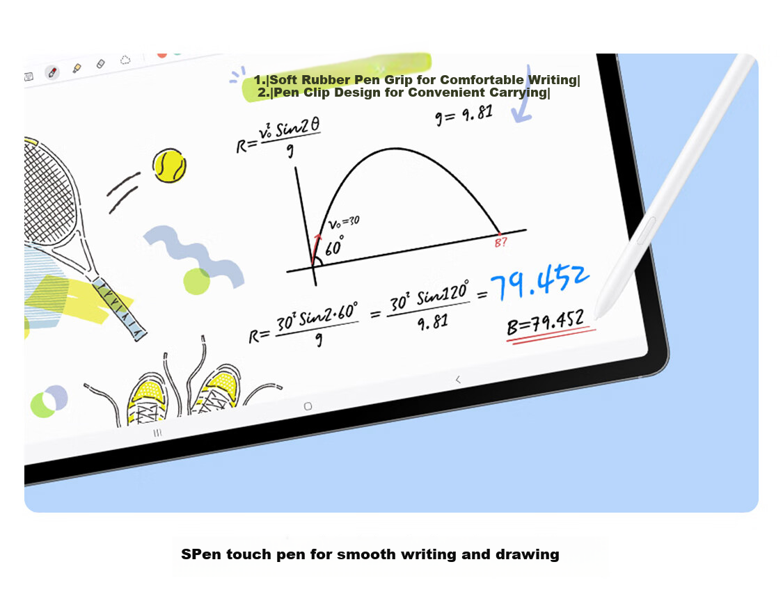 SAMSUNG [Subsidies] S10 FE+ 13.1-Inch 2025 Model Tablet/AI Smart Learning And Office 12GB+256GB Elegant Gray 5G 3