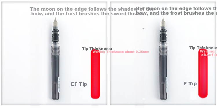 PLATINUM Fountain Pen, Transparent Colorful Plastic Fountain Pen, Student Handwriting Practice Pen Ink Pen 02 PSQ-400C#11 Red 8