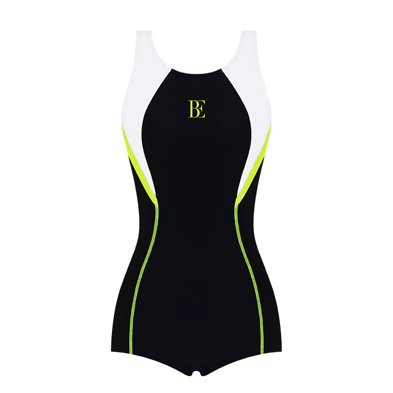 BALNEAIRE High-End Sun Protection Holiday Beach Women's Boyshort Chlorine-Resistant Swimsuit Slimming Professional Swimwear 61485 L