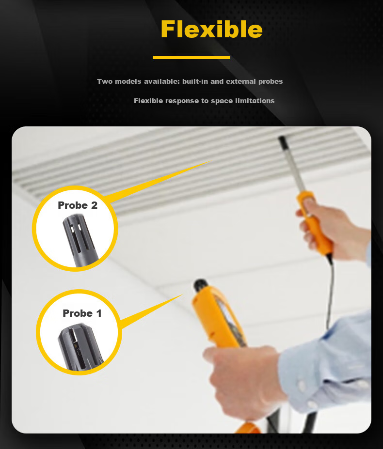 FLUKE 972A Handheld Temperature And Humidity Meter with Built-In Probe, High-Precision Temperature Gauge, Humidity Meter 4