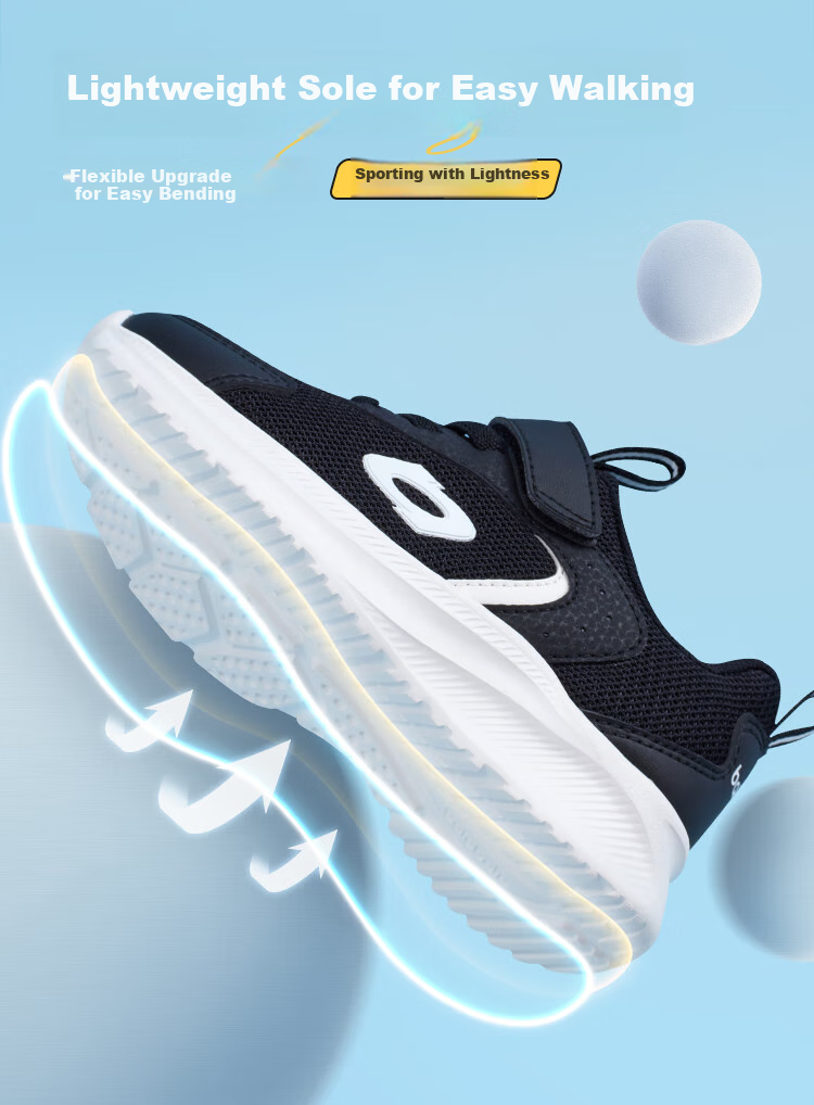 BALABALA Children's Sports Shoes for Boys And Girls, Shock-Absorbing Breathable Running Shoes, Spring And Autumn 2024, for Older Children, Trendy, 208124140202 2