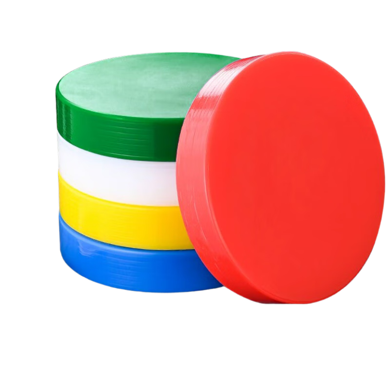 Congge PE Round Layered Cutting Board Vegetable Chopping Board Plastic Cutting Board Green 40x5cm Jingcang