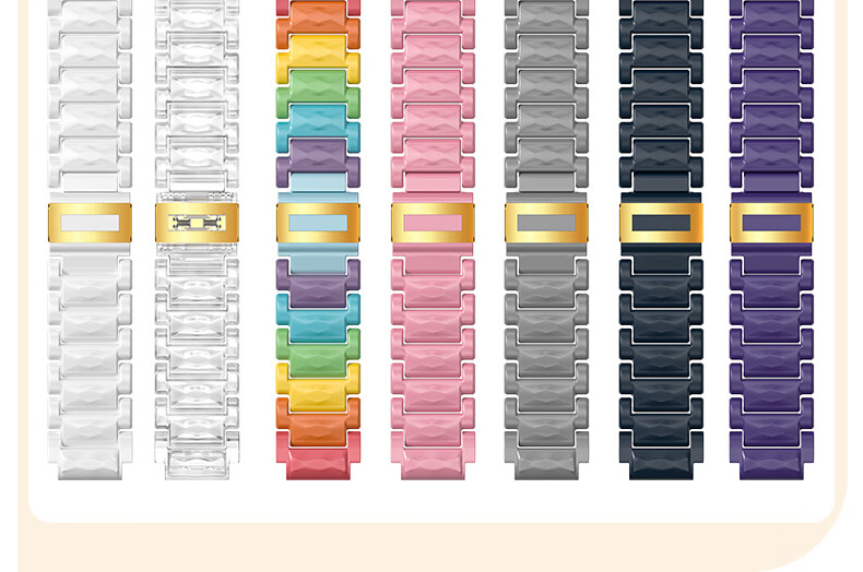 Iboann Compatible Watch Band with Clasp for Xiaotianc Z11, Magnetic Clasp for Z10 Children's Watch, Compatible with Z9/Z8/Z7A/Z6A/Z5PRO/D3/N3/Q1A/D2/Z1S/Y05 Accessories, Rainbow 8