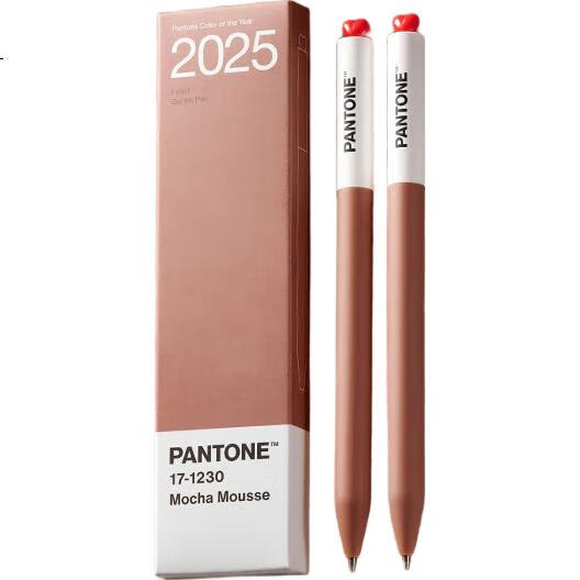 Гелевая ручка KACO X PANTONE Collaboration, 0.5 мм, черная, 2 шт.